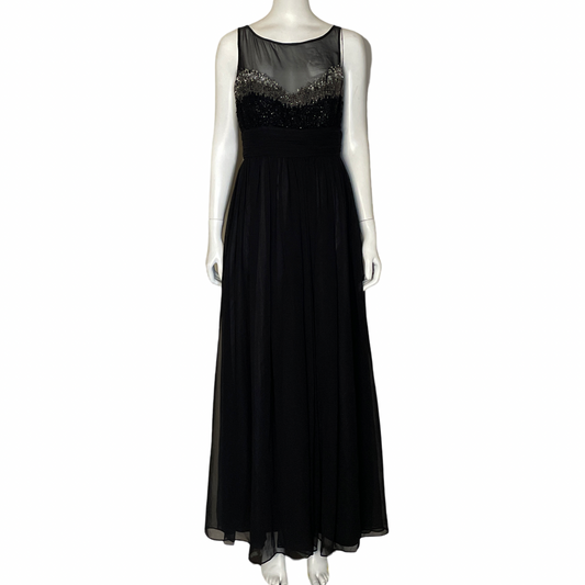 Vestido Camille La Vie Lentejuelas Negro-Talla 8