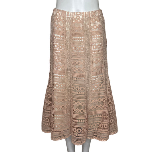 Falda Champagne & Strawberry Encaje-Talla M