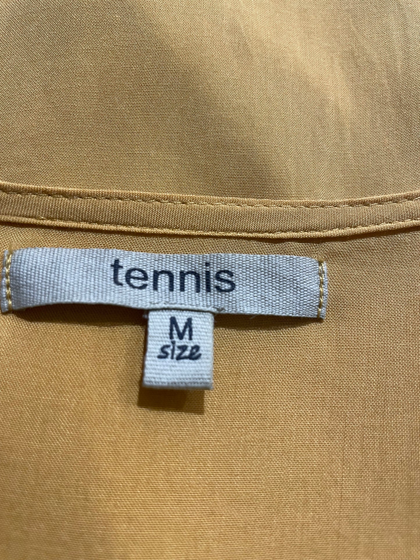 Blusa Tennis Cruzada Amarillo Ocre - Talla M