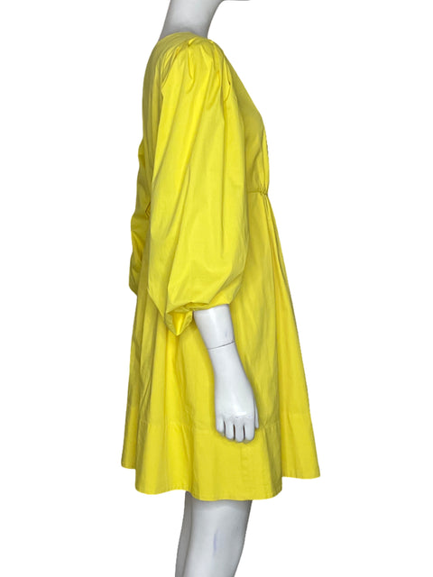 Vestido Staud Globo Amarillo - Talla S