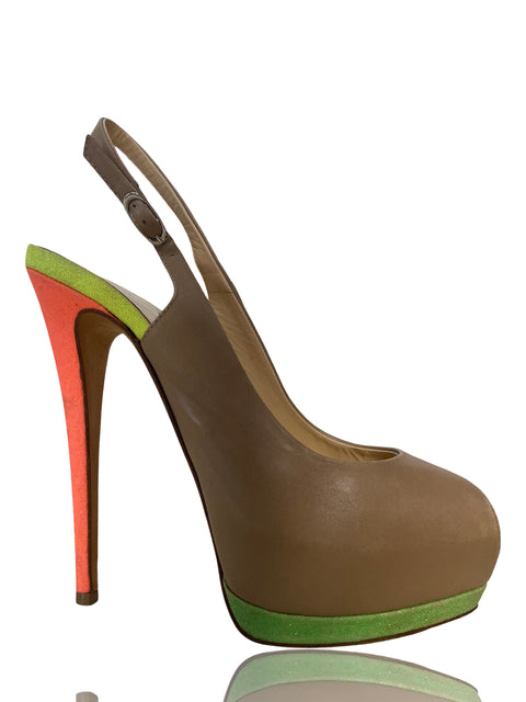 Calzado Giuseppe Zanotti Fluorescent Patform
Slingback-Talla 38