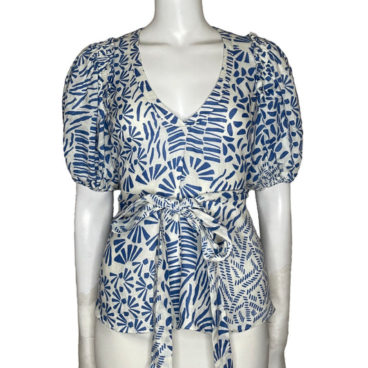Blusa Alexis Estampada Blanco-Talla L