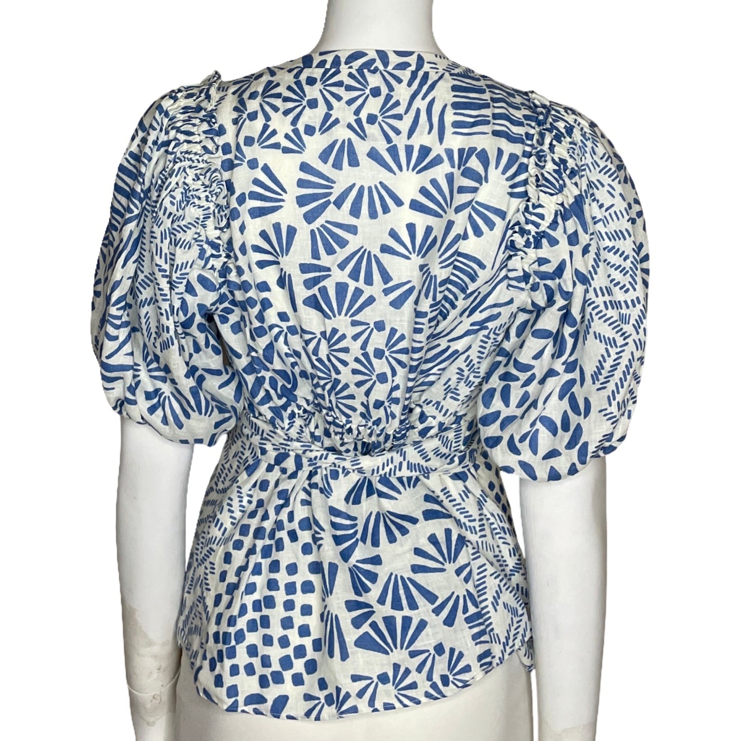 Blusa Alexis Estampada Blanco-Talla L