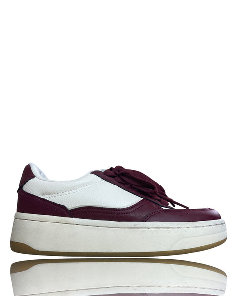 Calzado Zara Plataforma Rojo-Talla 36