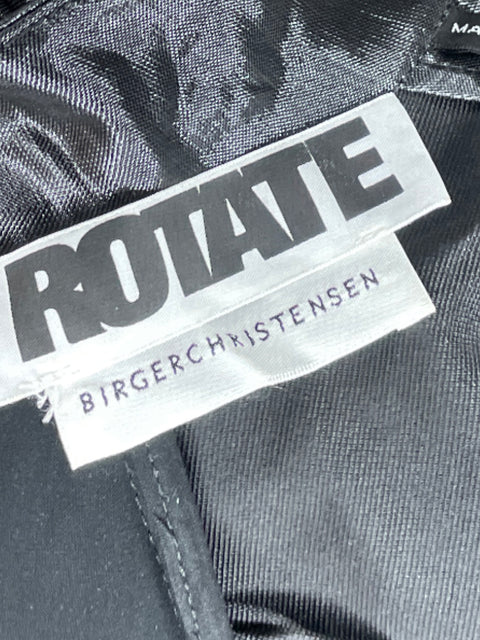 Vestido Rotate Brillante Negro - Talla S