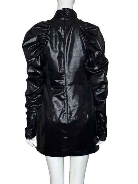 Vestido Rotate Brillante Negro - Talla S