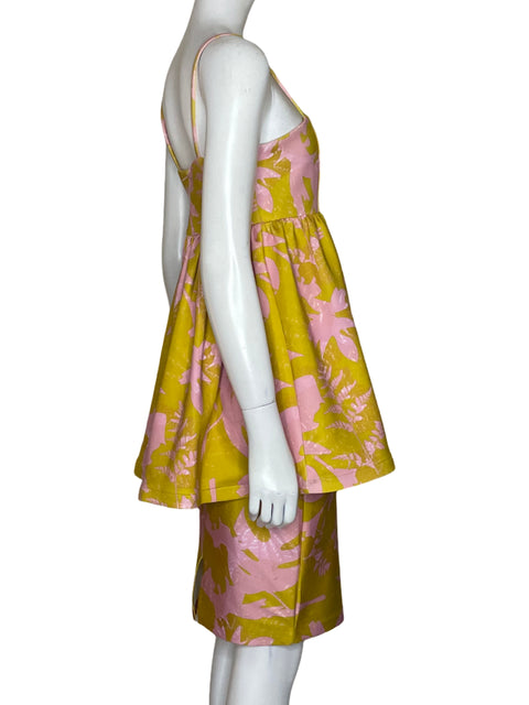 Set Eugenia Fernandez Blusa + Falda Verde - Talla S