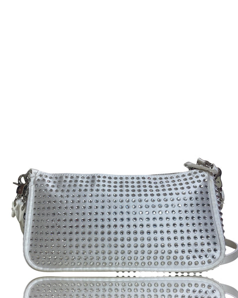Bolso Zara Pedreria Blanco-Talla S