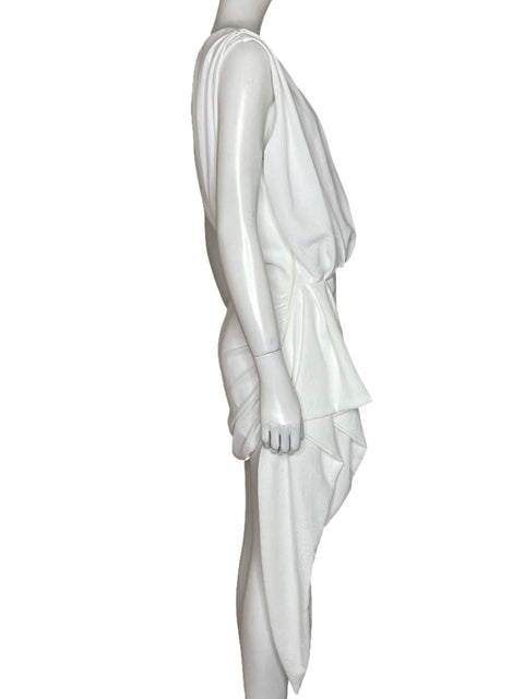 Vestido Casa Icona Drapeado Blanco - Talla S