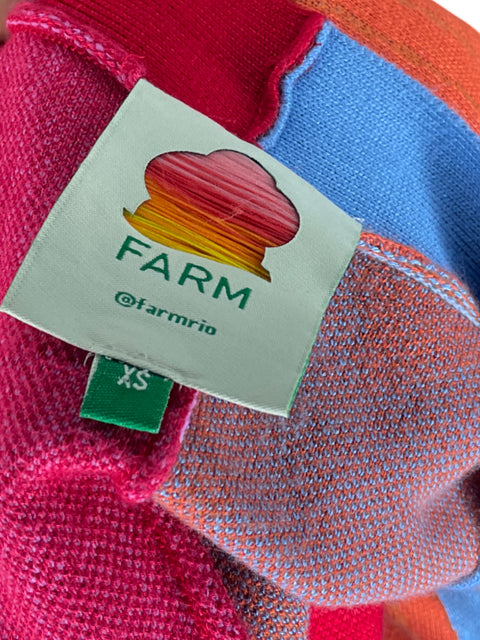 Vestido Farm Rio Maxi Estampado Rojo - Talla XS