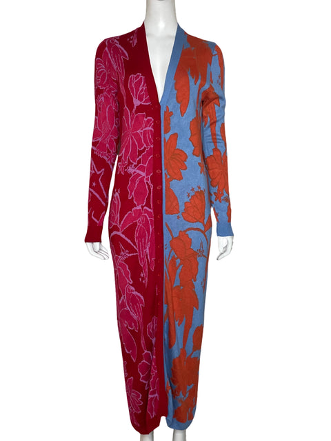 Vestido Farm Rio Maxi Estampado Rojo - Talla XS