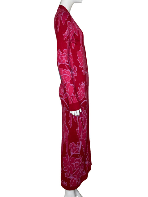Vestido Farm Rio Maxi Estampado Rojo - Talla XS