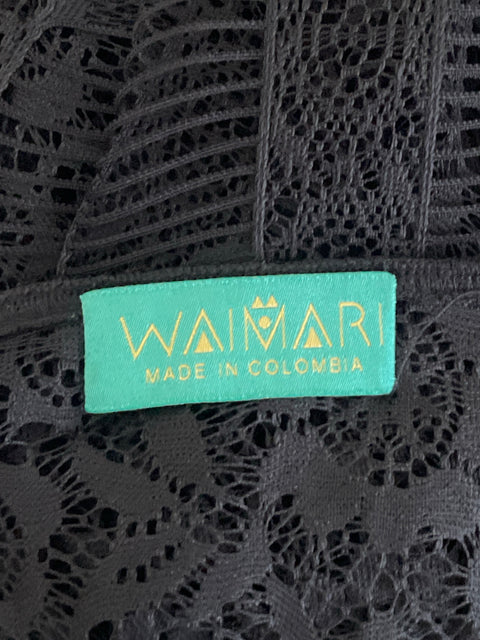 Salida de Baño Waimari Encaje Negro-Talla U