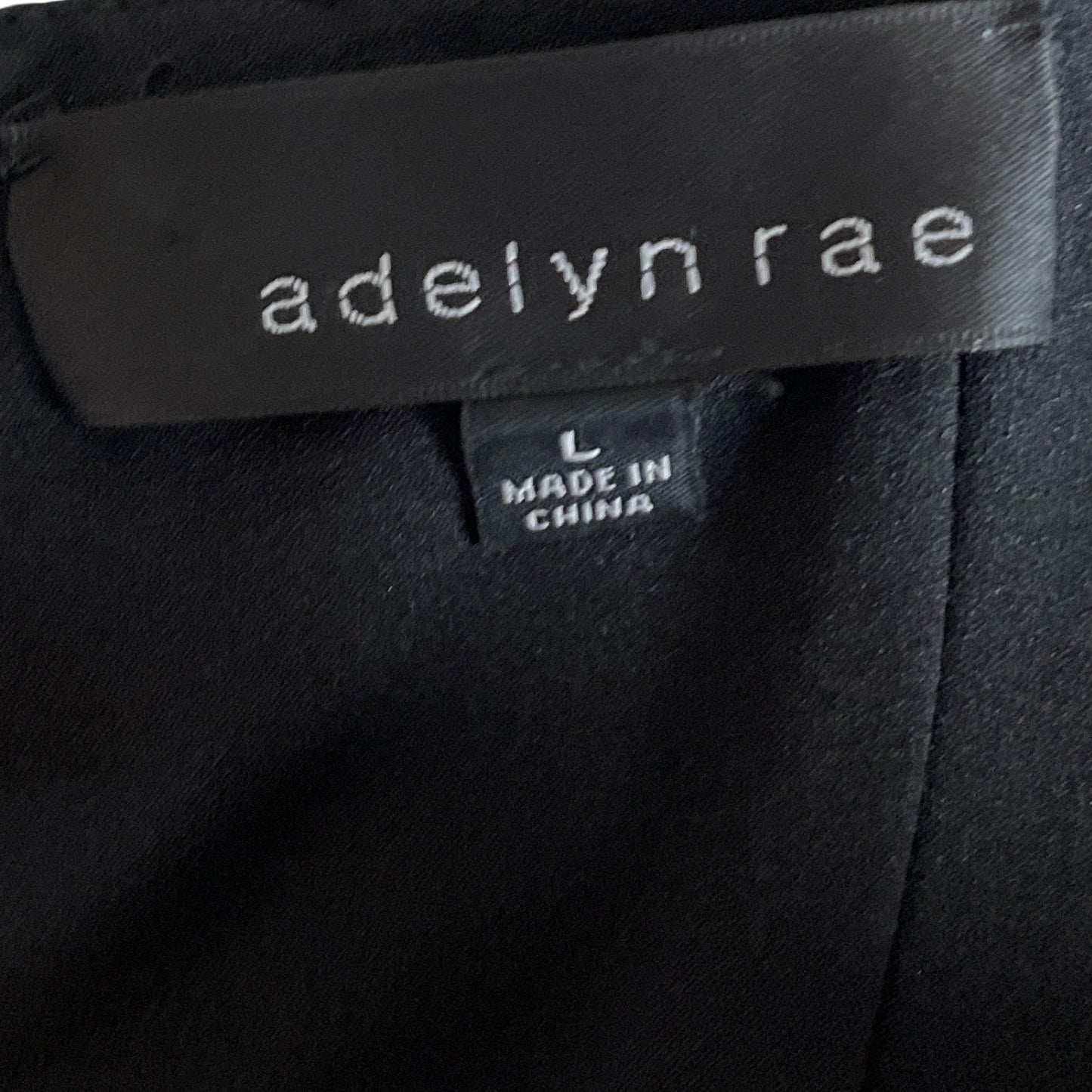 Mono Adelyn Rae Encaje Negro-Talla L