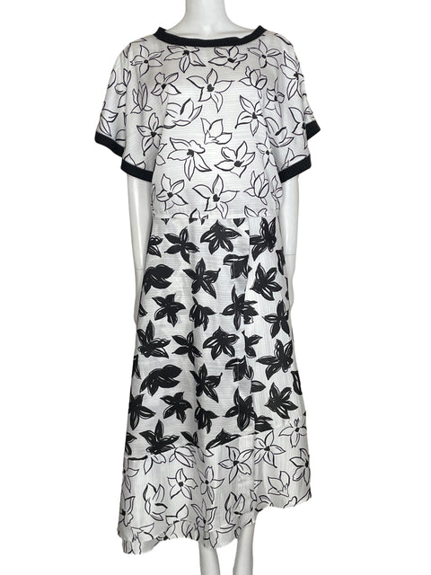 Set Duma & Co Floral Top+Falda Blanco-Talla S