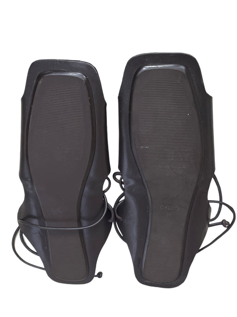Calzado Oysho Sandalias Atadas Marrón-Talla 38