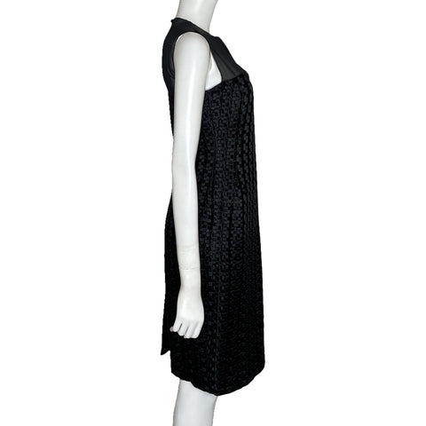 Vestido Carolina Herrera Midi Negro-Talla 6