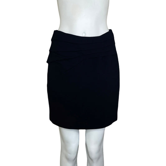 Falda Elliatt Mini Drapeado Negro - Talla M