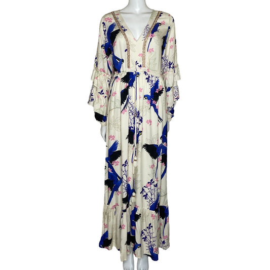 Vestido Especia Floral Beige-Talla S
