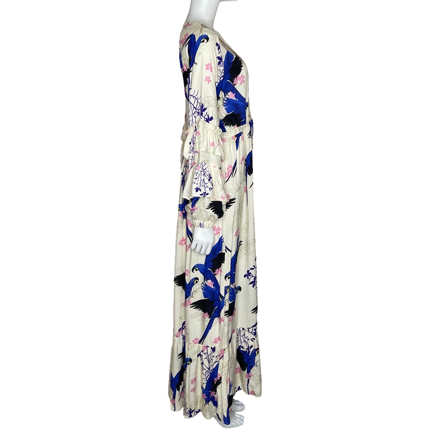 Vestido Especia Floral Beige-Talla S