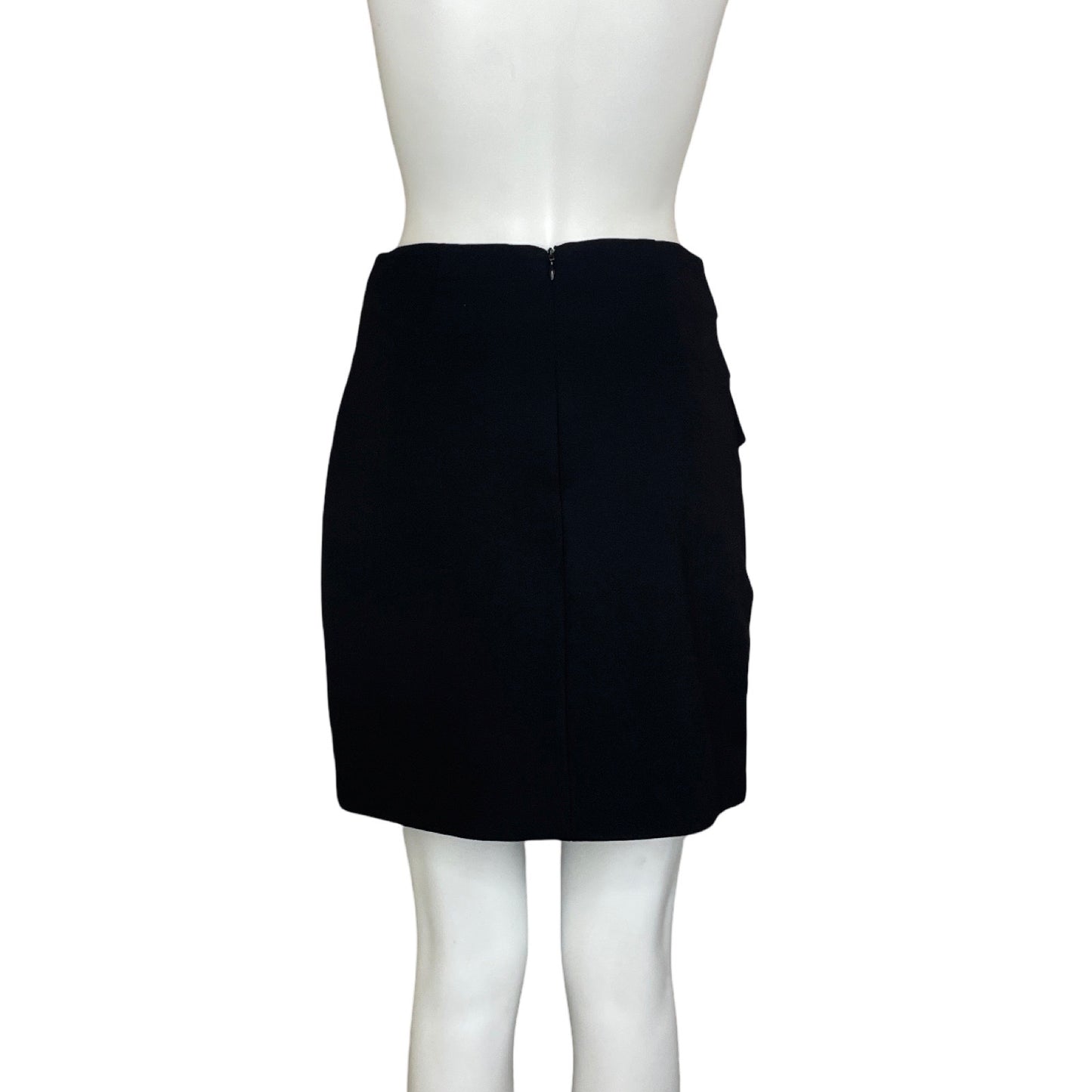 Falda Elliatt Mini Drapeado Negro - Talla M