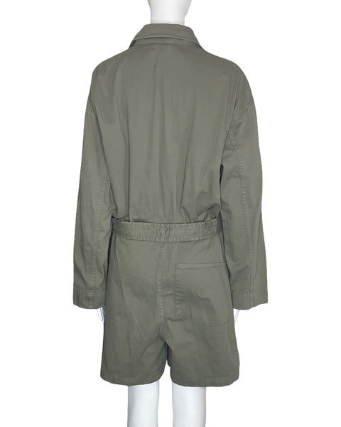 Romper Pistola Cinturon Verde-Talla L