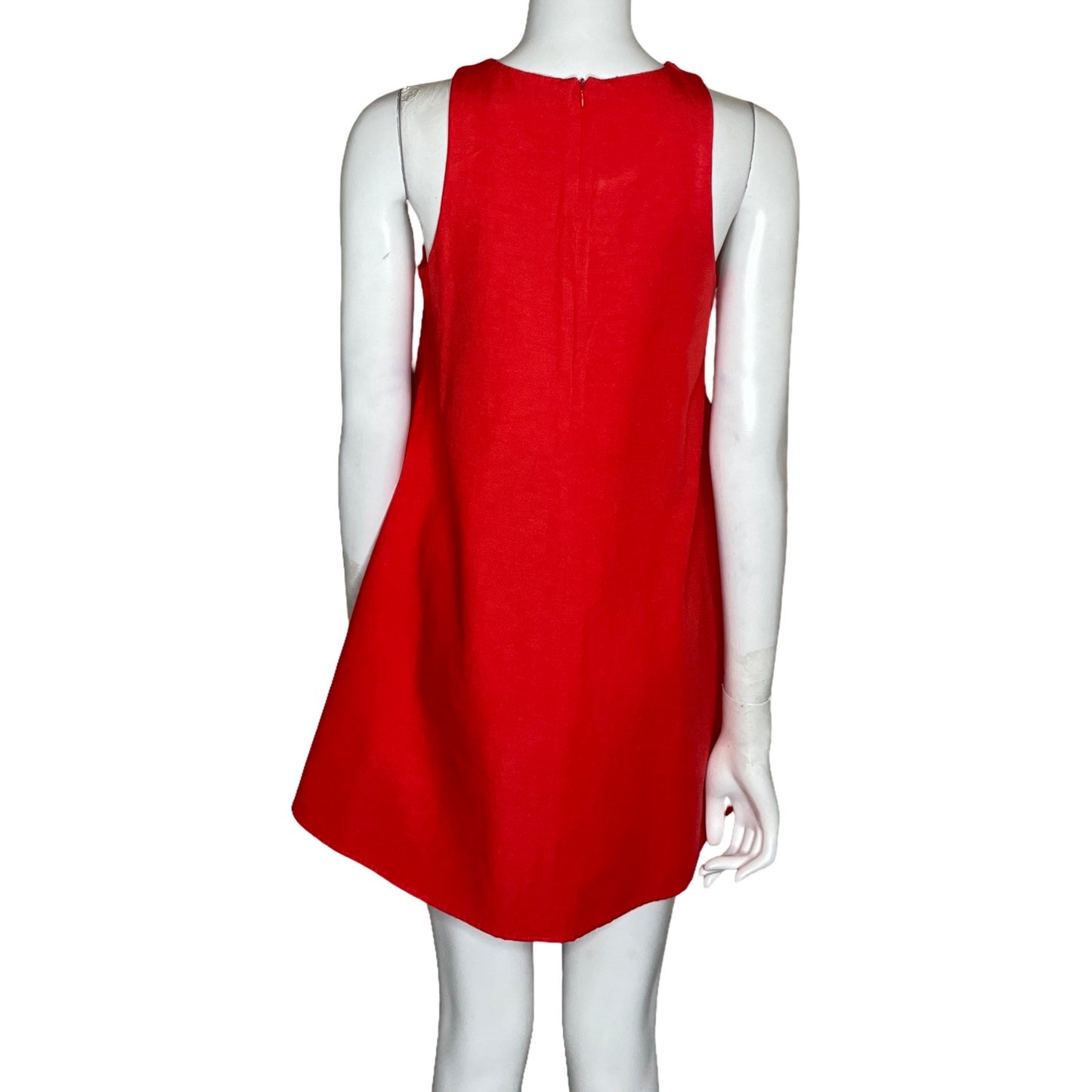 Vestido Zara Mini Naranja-Talla S