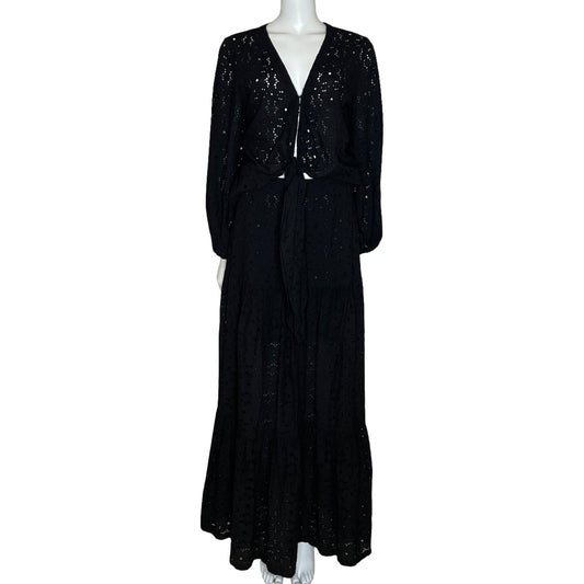 Set Mare Mare Manga Larga Negro-Talla L