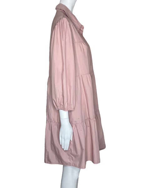 Vestido Jacquie the Label Camisero Rosado-Talla L