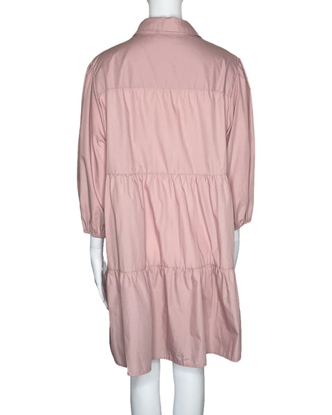 Vestido Jacquie the Label Camisero Rosado-Talla L