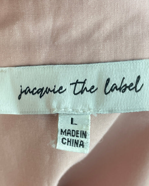 Vestido Jacquie the Label Camisero Rosado-Talla L