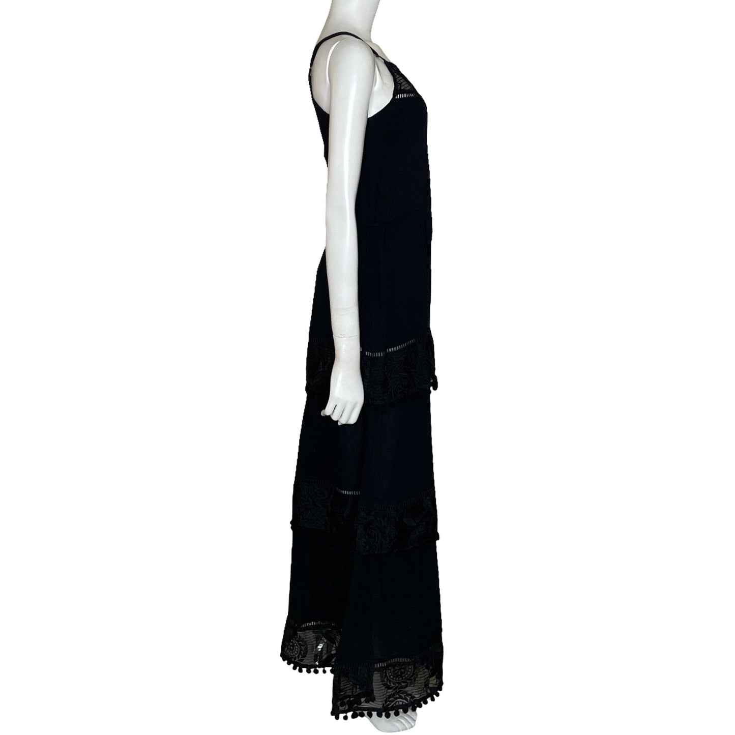 Vestido Zingara Encaje Negro-Talla 1