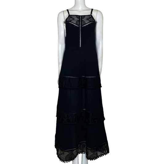 Vestido Zingara Encaje Negro-Talla 1