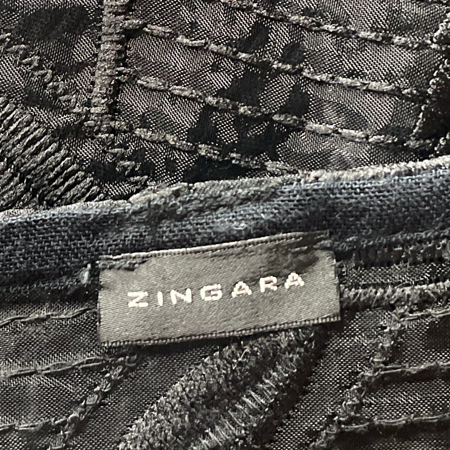 Vestido Zingara Encaje Negro-Talla 1