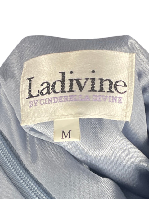 Vestido Ladivine By Cinderella Maxi Lentejuelas Azul-Talla M