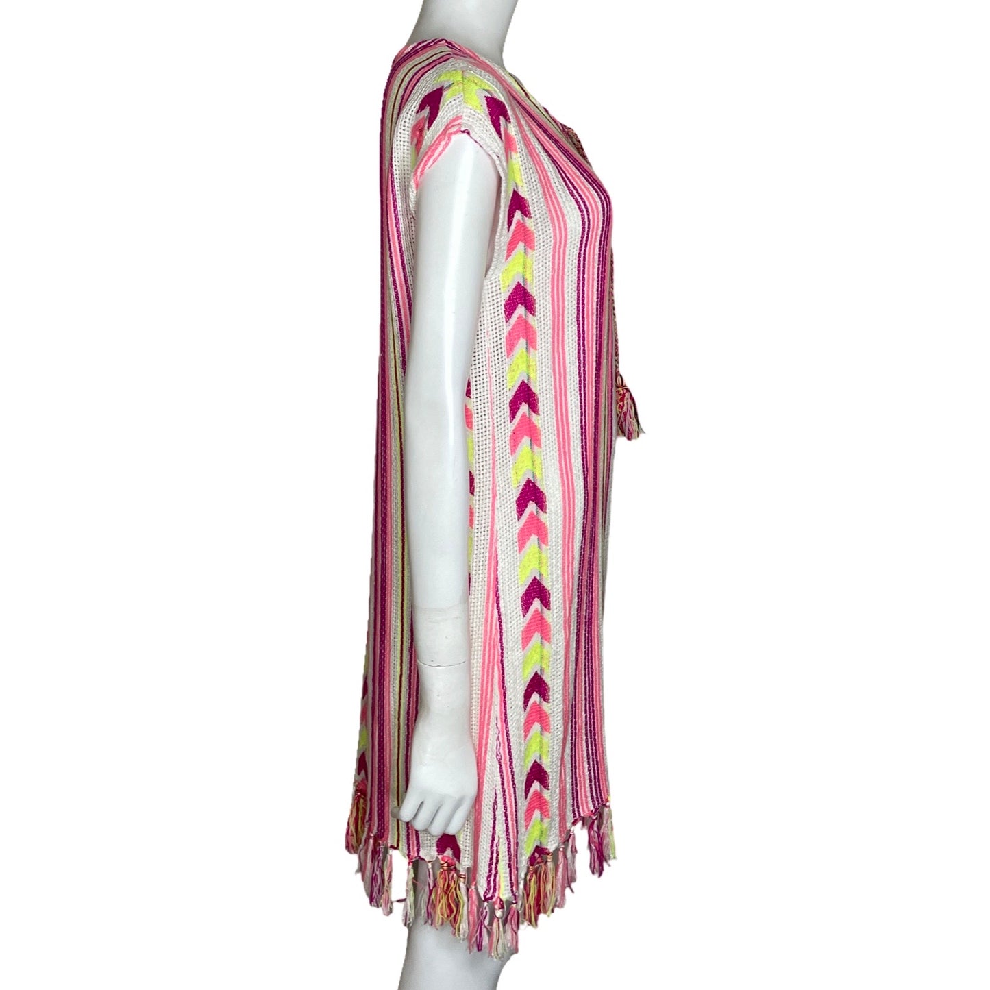 Vestido A&B Rayas Blanco-Talla M