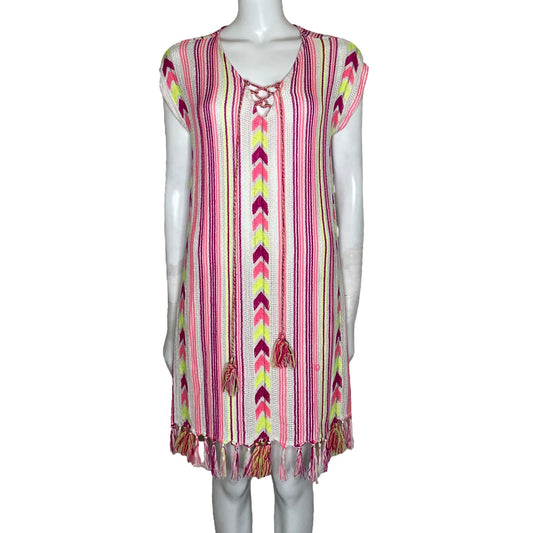 Vestido A&B Rayas Blanco-Talla M