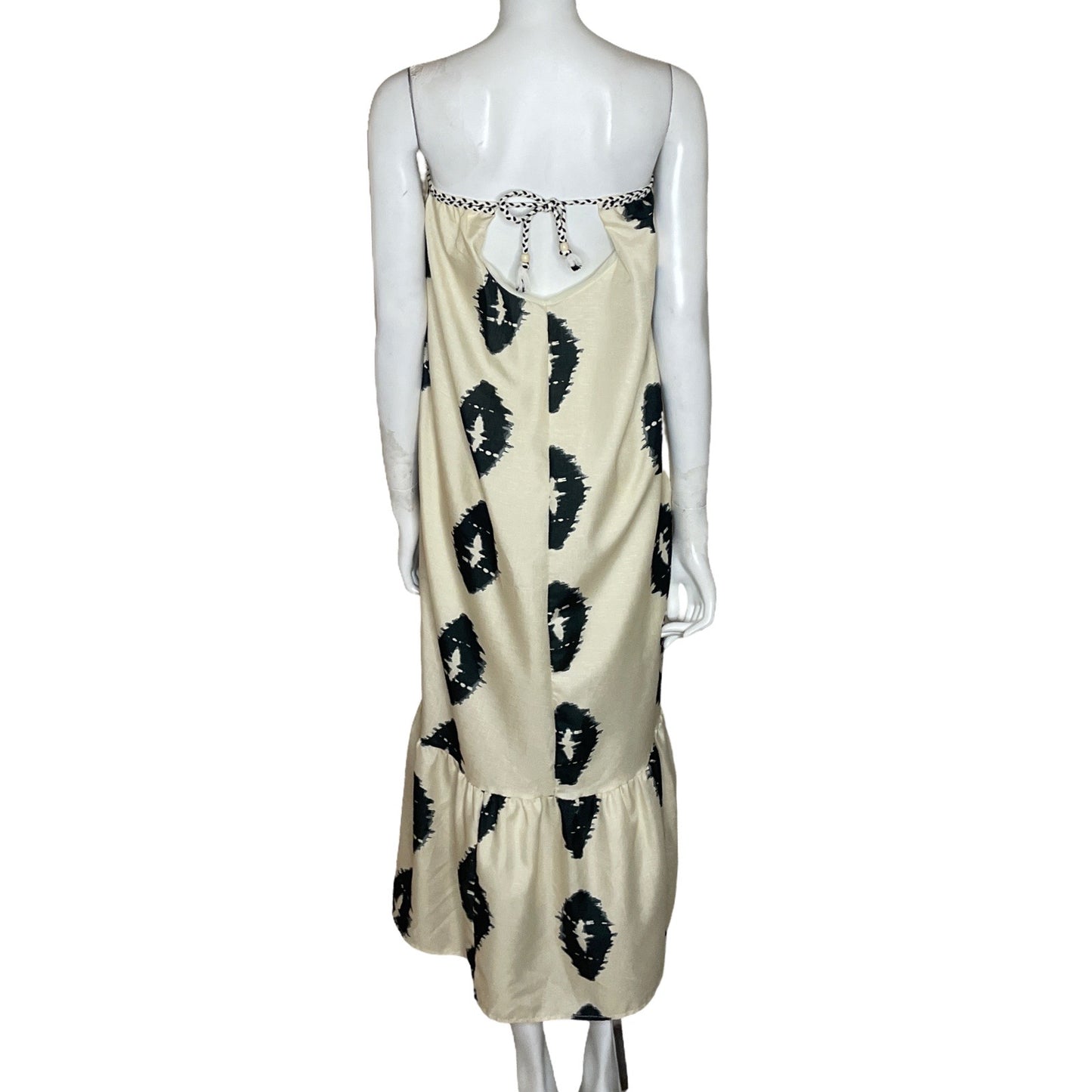 Vestido Tesoro TPS Estampado Beige-Talla M