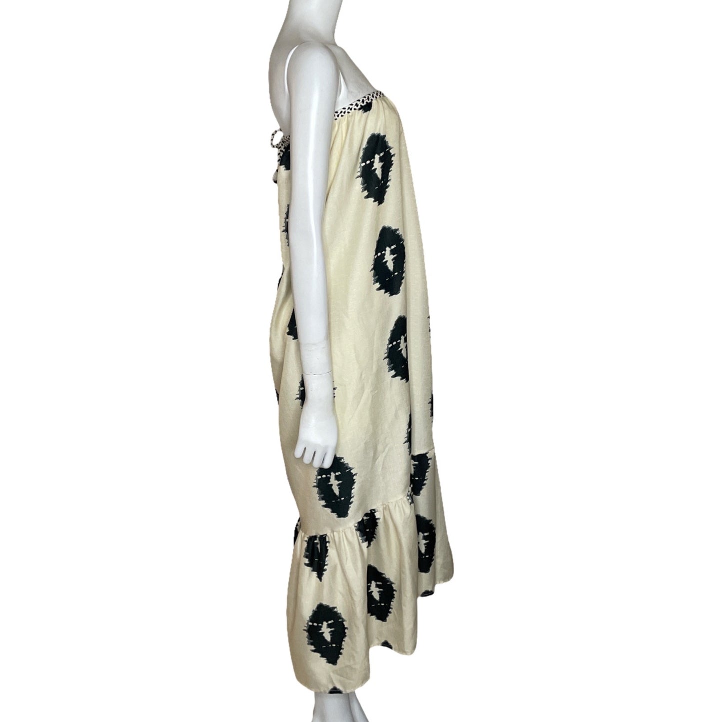 Vestido Tesoro TPS Estampado Beige-Talla M