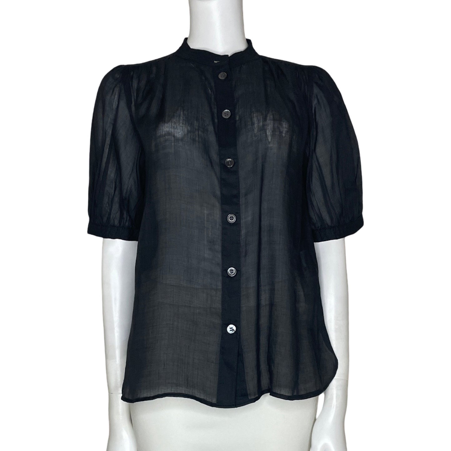 Camisa Banana Republic Fluido Negro - Talla S