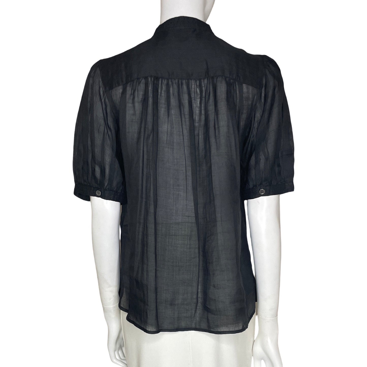 Camisa Banana Republic Fluido Negro - Talla S