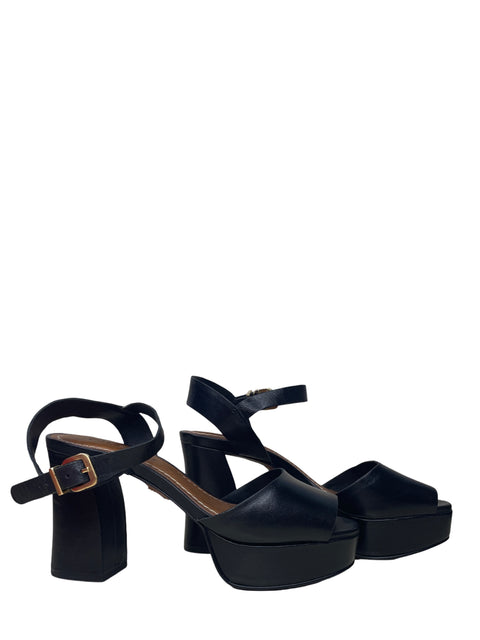 Calzado Carrano Mestico Tacon Negro-Talla 5