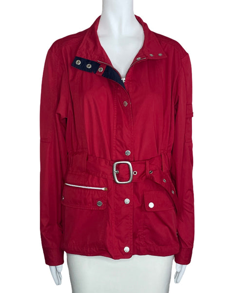 Chaqueta Nautica Cinturon Rojo-Talla XL