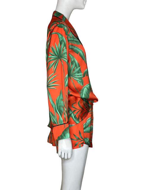 Set Lobo Rosa Camisa + Short Naranja - Talla S