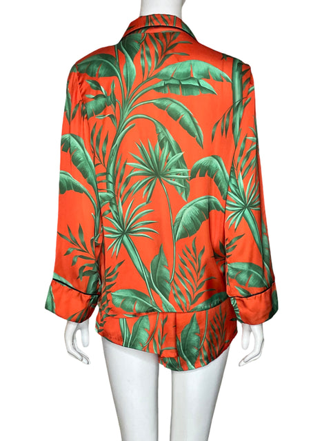 Set Lobo Rosa Camisa + Short Naranja - Talla S