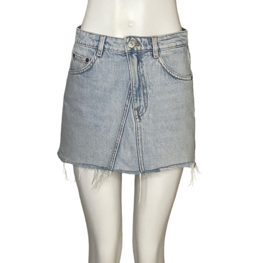 Falda Zara Mini Denim Azul - Talla S
