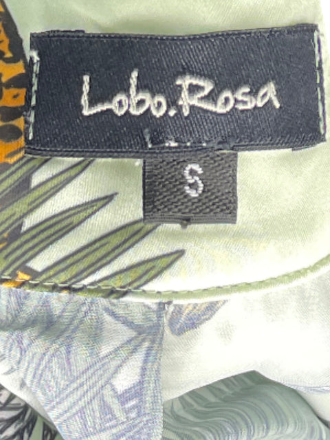 Set Lobo Rosa Camisa + Falda Verde - Talla S