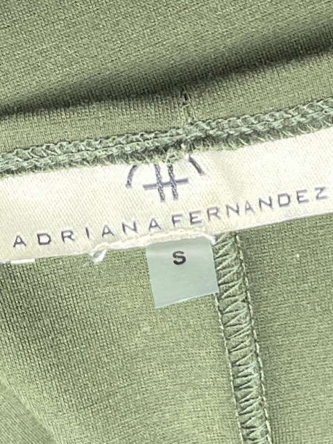 Chaleco Adriana Fernandez Abierto Verde-Talla S