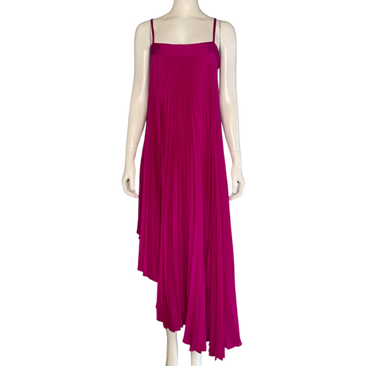 Vestido Milly Plisado Morado - Talla 10