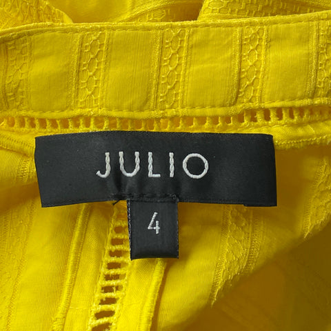 Blusa Julio Encaje Amarillo-Talla 4